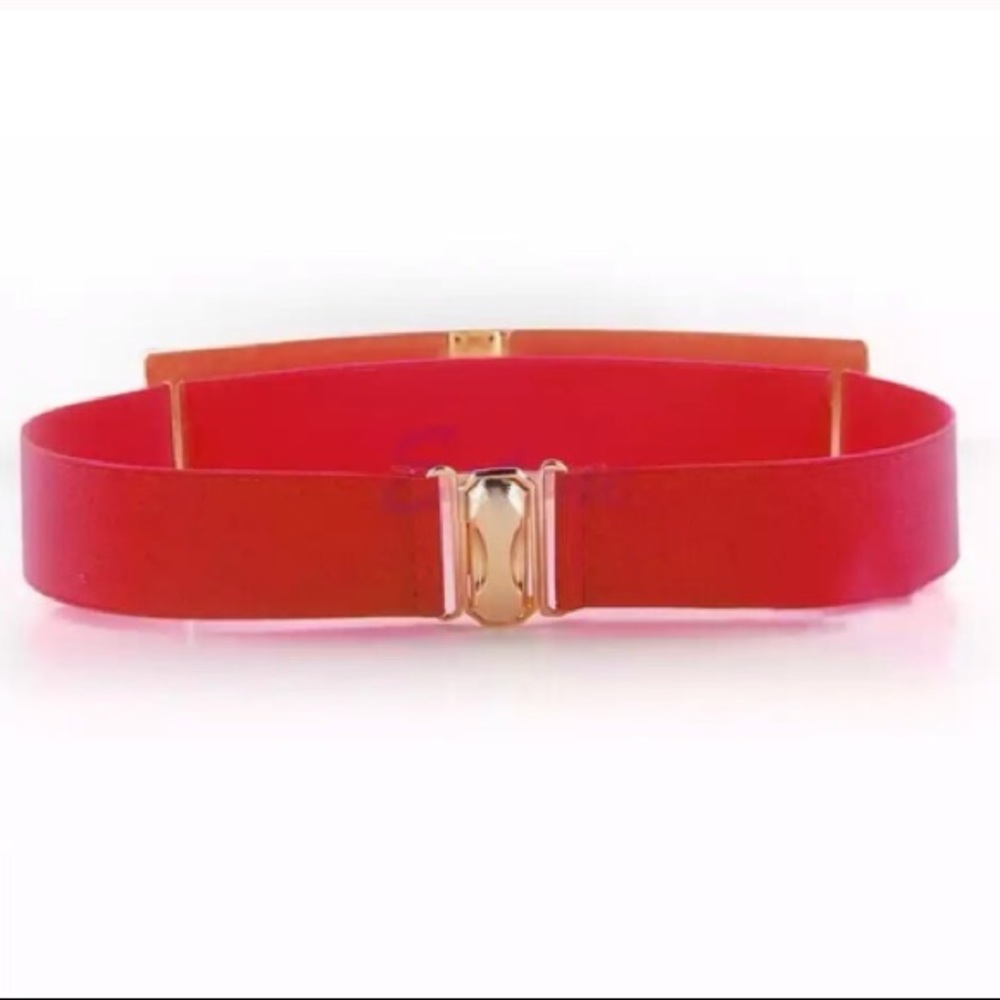 Gold Metal Elastic Mirror Golden Metal Blets - Picture 4 of 8